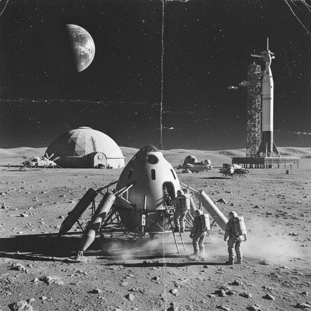 BLUE ORIGIN BEATS MUSK TO THE MOON